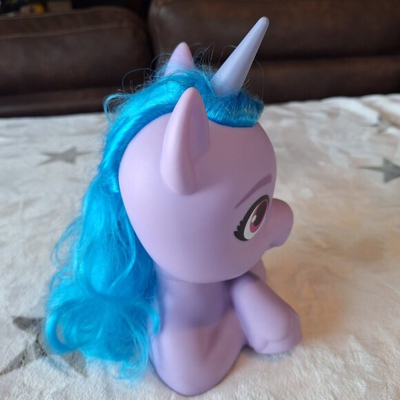 2020 My Little Pony Izzy Moonbow Styling Head Bust Brushable Hair MLP - Picture 7 of 11